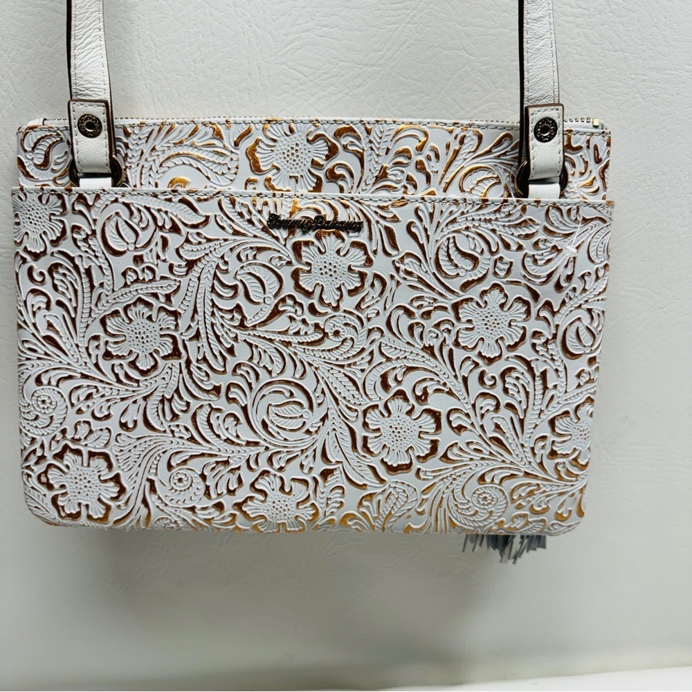 Tommy Bahama leather crossbody